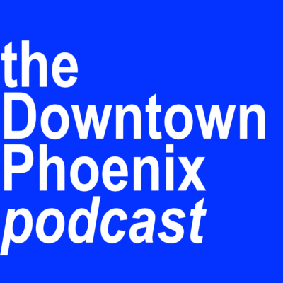 Logo for The Downtown Phoenix Podcast